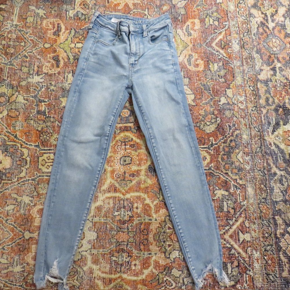 American Eagle Next Level Stretch Jeans / Light Blue / Size: 2